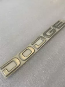 Genuine Mopar Dodge Nameplate Emblem OEM (6.5” Wide. 3/4” High) - Picture 1 of 5