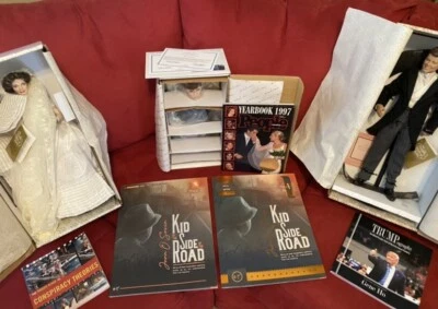 John John Salute Doll, 2Kid By The Side Of the Road, JFK/Jackie Dolls, 3 books - Image 1 of 4