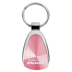 Licensed Pink Teardrop Keychain for Dodge Dart - AUGD4603 - Picture 1 of 2