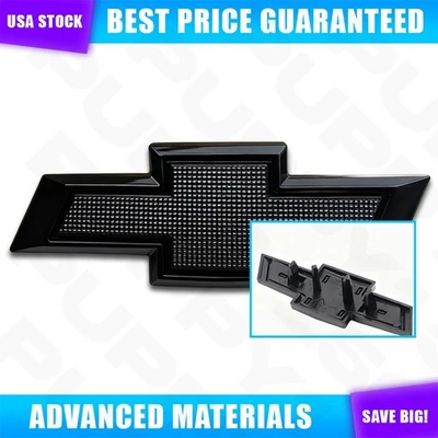 2019 -2024 Black 3D Bowtie Front Grill Emblem For Silverado Grill Badge 84293092 Foto 1 de 4