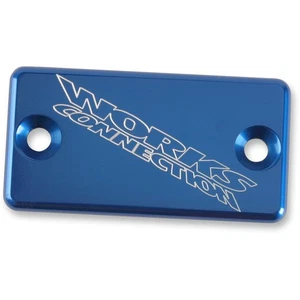 Works Connection 21-020 Anodized Billet Aluminum Front Brake Reservoir Cover - B - Picture 1 of 3
