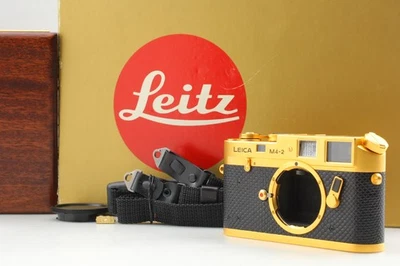 [Excelente COMO NUEVO EN CAJA] Leica M4-2 Oro 100 Aniversario Oscar Barnack Limited de JAPÓN Foto 1 de 4