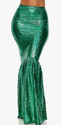 Forplay Women's Mermaid Skirt with Hologram Finish Costume 2/3X New with Tags - Image 1 of 2