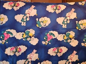 MM Fab Stoff Hasen Krankenschwester Arzt 60" breit 1 Yard blaue Wolken Hase Kaninchen  - Bild 1 von 3