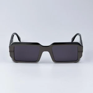 Fendi Men Sunglasses Black Smoke Rectangl AUTHENTIC FE40073U FENDIGRAPHY 05A NEW - Picture 1 of 11