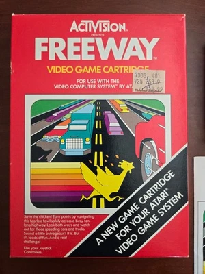 #0098 Atari 2600 Freeway Video Game by Activision CIB Complete In BOX w/manual - Image 1 of 3