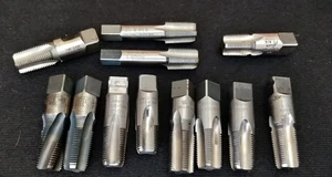 12 Pieces ~  3/8"-18 NPT Taper Pipe Tap ~ USA & Japan Made HSS - Picture 1 of 15
