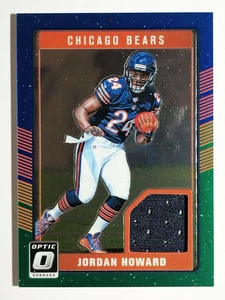 Donruss Optic Rookie Threads 2016 azul y verde #21 Jordan Howard - Imagen 1 de 2