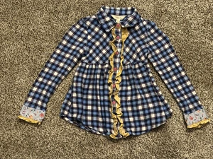 Matilda Jane Fai credere galleggiando via? Camicia a quadri con bottoni sul davanti taglia 8 - Foto 1 di 7