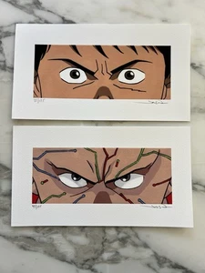 Akira Tetsuo Kaneda Jason Edmiston Augen ohne Gesicht 2 Druck Poster signiert Kunst - Bild 1 von 3
