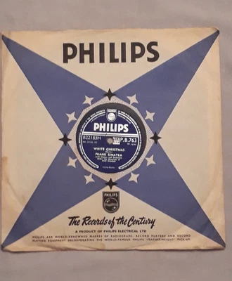 FRANK SINATRA White Christmas bw Christmas Dreaming 78rpm 1957 UK Philips Ex - Image 1 of 3