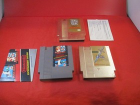 Super Mario Bros/Duck Hunt Legend of Zelda I & II Adventure of Link Nintendo NES