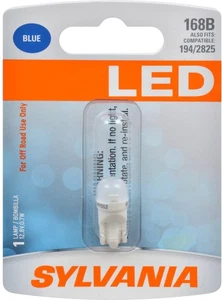 SYLVANIA - 168 T10 W5W Blue Mini Bulb - Bright LED Bulb - Picture 1 of 2