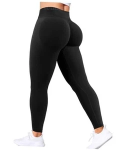 Scrunch Butt Lifting Leggings for Women Impact Gym Seamless Small Impact Black - Picture 1 of 7