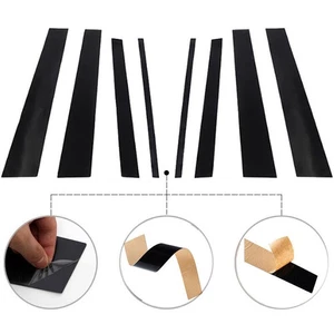 8X Window Pillar Posts Door Trim Cover Fit For Jeep Grand Cherokee 2022-2024 - Bild 1 von 10