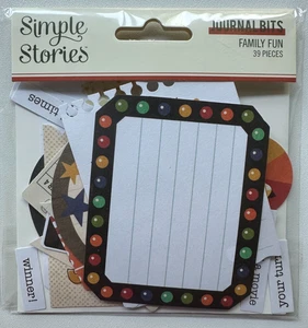 Bits de diario efímero de diversión familiar Simple Stories-39 piezas - Imagen 1 de 2