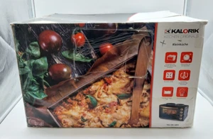 Kalorik TKG MK 1003 Deluxe Minibackofen + Kochplatten Schwarz 3100W #KT7221A-- - Bild 1 von 10