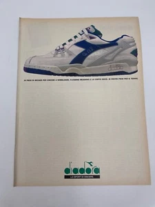 Clipping Pubblicità Advertising 1991 Diadora ai piedi di Becker per vincere - Picture 1 of 1