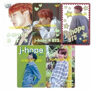 KPOP BTS Hong Kong YES! official luminous trading card J-Hope 5pcs - Picture 1 of 1
