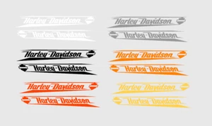 NUEVAS Alforjas Rígidas Harley Davidson Calcomanías Pegatinas Izquierda/Derecha ELIGE COLORES - Imagen 1 de 4