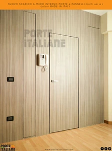NUEVO puertas y paneles internos al ras de pared muchos usos y colores hechos en Italia - Imagen 1 de 2