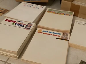 Rare 1930’s Advertising 2000+ Paper Letter Heads Tang, Mars, Milky Way, M&M - Picture 1 of 7