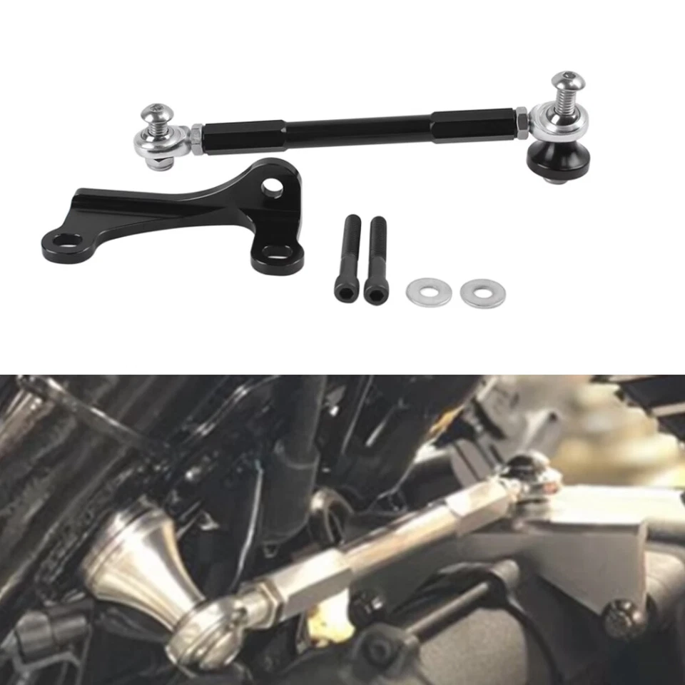 Black Anodized Frame Stabilizer For Harley Touring CVO Electra Glide 2009-2016 Foto 1 de 4