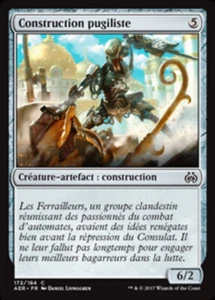 Magic MTG Tradingcard Aether Revolt 2017 Prizefighter Construct 172/184 FRENCH - Imagen 1 de 1
