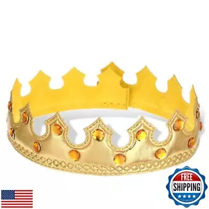 Golden King Crown Delicate Birthday Crowns Hat Prince Crown Birthday Crown Bi - Picture 1 of 5