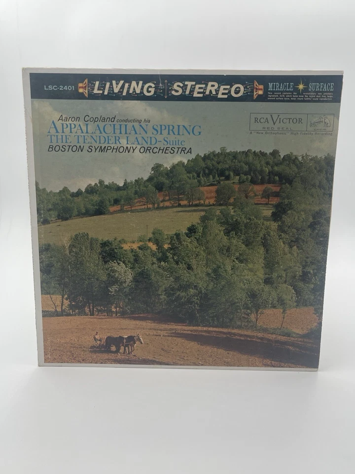 APPALACHIAN SPRING AARON COPLAND BOSTON SYMPHONY ORCHESTRA VINYL 12" LP VG+ Foto 1 de 4
