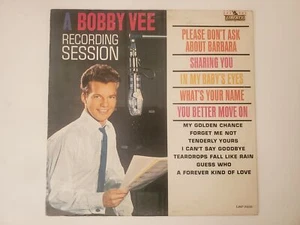 Bobby Vee - A Bobby Vee Recording Session (Vinyl Record LP) - Picture 1 of 2