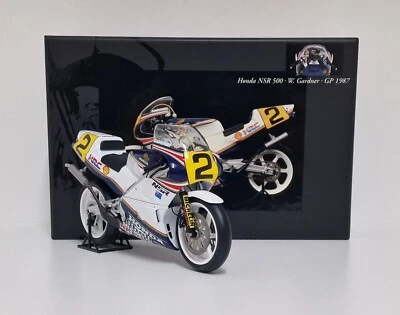 Model Motorcycle 1:12 Minichamps Honda NSR 500 Gardner GP 1987 Static Modeling - Image 1 of 4