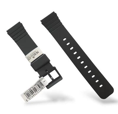 Correa de reloj Morellato de goma fina negra Foto 1 de 2