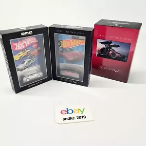 Hot Wheels x DeLorean | DMC-12 & Alpha5 Collector Set 🔥RARE🔥 Free Delivery - Picture 1 of 10