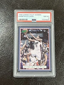 1998 Connecticut Women Swintayla Swin Cash PSA 8 NM-MT Rookie RC RARE!! SCARCE!! - Picture 1 of 2
