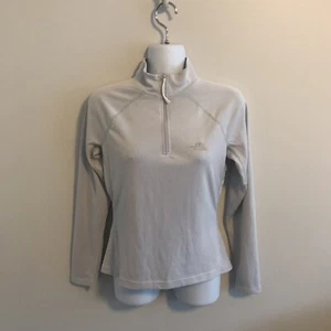 The North Face Womens Flight Series 1/4 Zip Jacket Size XS White Grey Pull Over - Picture 1 of 9