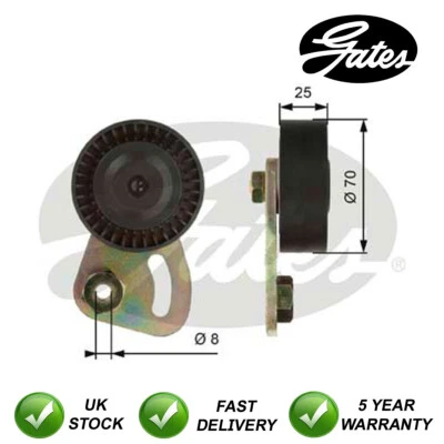 Polia tensora de correia de transmissão Gates compatível com Land Rover Freelander Rover 75 #9430 - Imagem 1 de 4