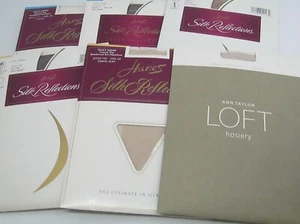 6 Pairs Pantyhose Size Small Fits 95-140 lbs Beige Champagne White Control Top - Picture 1 of 12