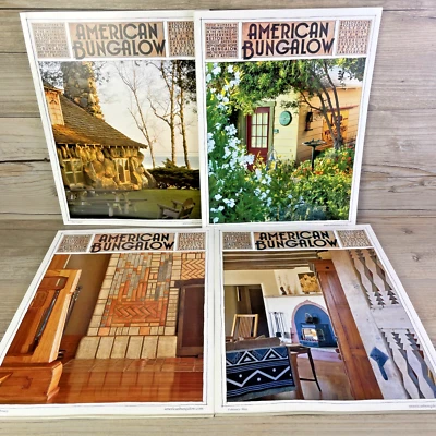 American Bungalow Magazine 4 issues 73, 74, 75, 76  (2012) Includes Framable Art Foto 1 de 4