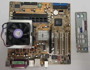 Asus HP A8AE-LE Motherboard , AMD Athlon 64 3500+, 1GB DDR SDRAM- Tested w/pics - Afbeelding 1 van 15