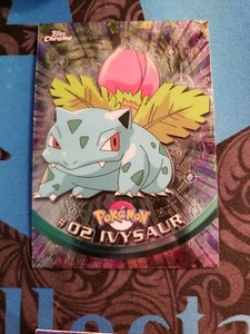 Ivysaur #2 Topps Chrome Pokemon NM, English Pokemon TOPPS Pokemon