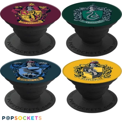 POPSOCKETS HARRY POTTER EXPANDING GRIP STAND MOUNT GRYFFINDOR SLYTHERIN HOGWARTS - Image 1 of 4