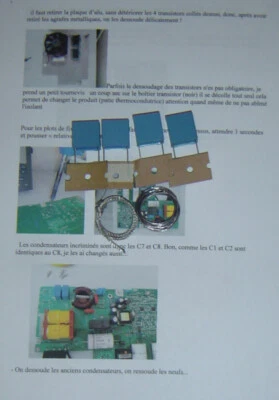 KIT DE REPARATION CARTE INDUCTION BRANDT SAUTER DE DIETRICH AS0021115 OU 72X9732 - Image 1 of 4