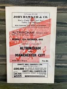 Altrincham v Manchester City, Friendly, 1966/67 - Picture 1 of 3