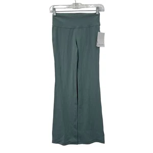 NWT Athleta Girl's Ocean Green Stretch Yoga Sweatpants Youth Size XL 14 - Picture 1 of 5