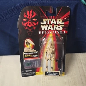 Star Wars Episode 1 Commtech Battle Droid 3.75 Inch Action Figure 1998 Hasbro - Picture 1 of 8