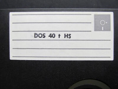 DOS 4.0 & H,  5.25 / 5 1/4" Floppy Disk - Image 1 of 2