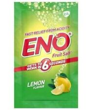 5x Eno Fruit Salt Lemon 5g 5 gram sachet antacid fast relief from acidity & gas