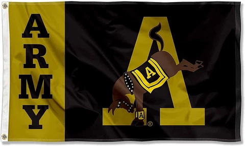 West Point Mule Black Knights Army 3' x 5' Flag Banner NEW Sports Outdoor Flag Cover