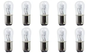 Box of 10 Bulbs 6 Watt 48 Volt Bayonet Base BA15d Clear 6S6DC/48V - Picture 1 of 2